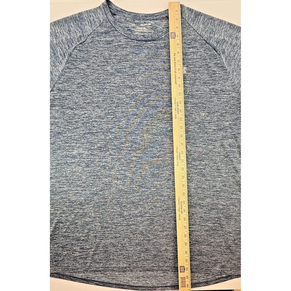 Under Armour Tech Tee Mens 4XL Blue Heather Short Sleeve Loose Athletic Shirt - Picture 5 of 7